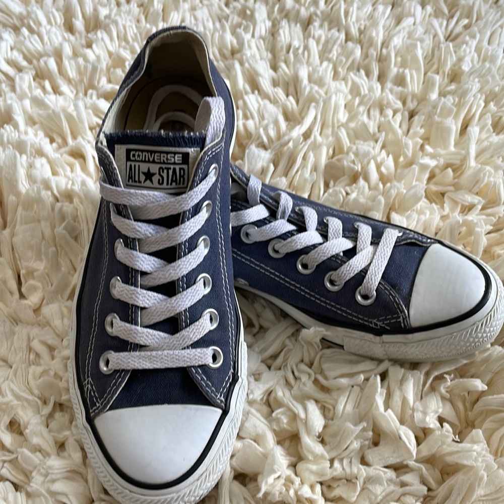 Converse all stars navy blue
